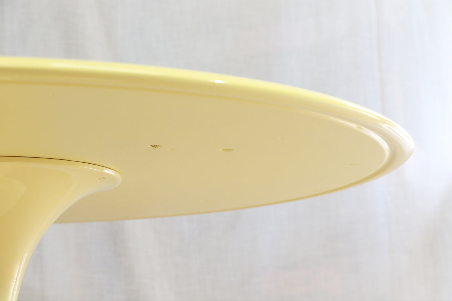Cream Yellow Round Table