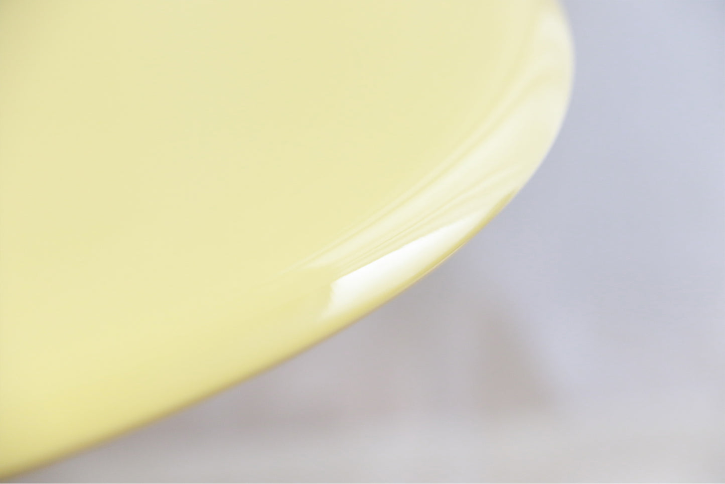 Cream Yellow Round Table